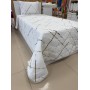 ETEHOMETEX Pamuklu Kapitoneli Yatak Örtüsü Seti TEK KİŞİLİK YANSIMA BEJ 8696474232106